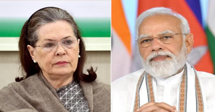 Sonia Gandhi fires at PM Modi