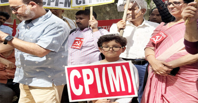 US-Israel attack on Iran.. Left-wing protest in Delhi