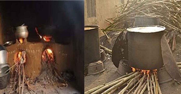 Wood stove in the town..!