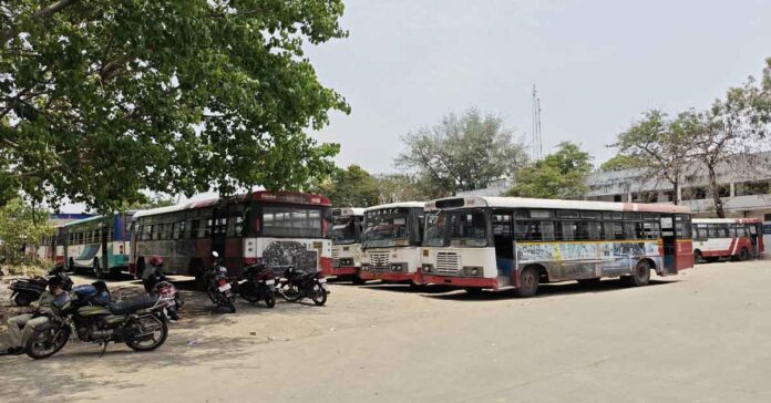 Heavy security at depots