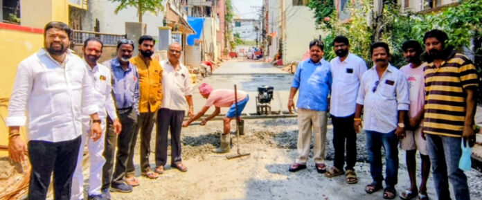 Inspection of cement road works