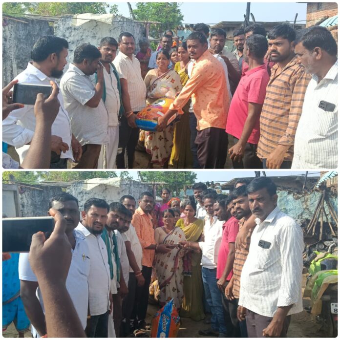 నిత్యవసర సరుకులు ఆర్థిక సాయం అందజేసిన గండిపేట్ ఫ్రెండ్స్ యూత్