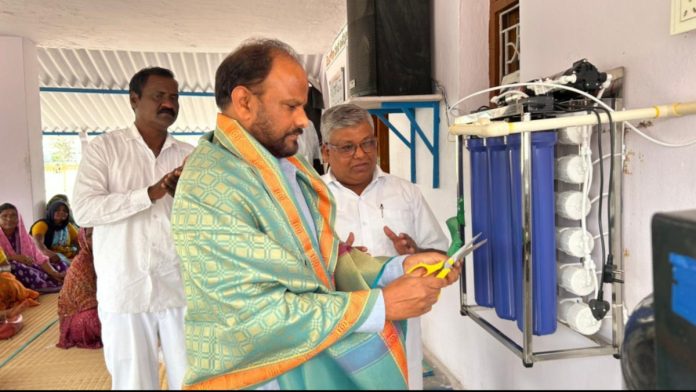Busireddy Pandana inaugurated the water plant