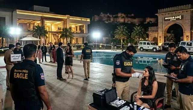 గోల్కొండ తారామతి రిసార్ట్లో డ్రగ్స్ పార్టీ..