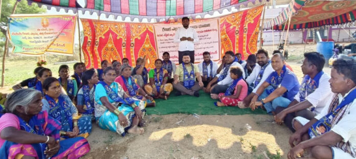 We will protect our caste goddess, the earth..