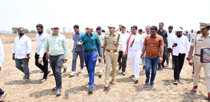 The Collector and SP inspected the meeting place.