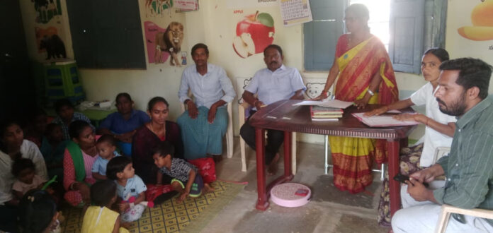Mothers' Committee Meeting in Machhapur
