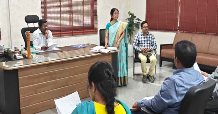 District level coordination meeting on health week