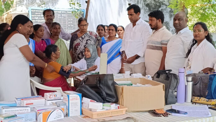 దేగాం గ్రామంలో ఉచిత వైద్య శిబిరం