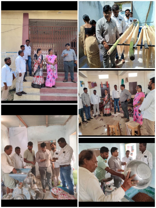 ఆయిల్ మిల్ యూనిట్లను సందర్శించిన పీడీ సురేందర్