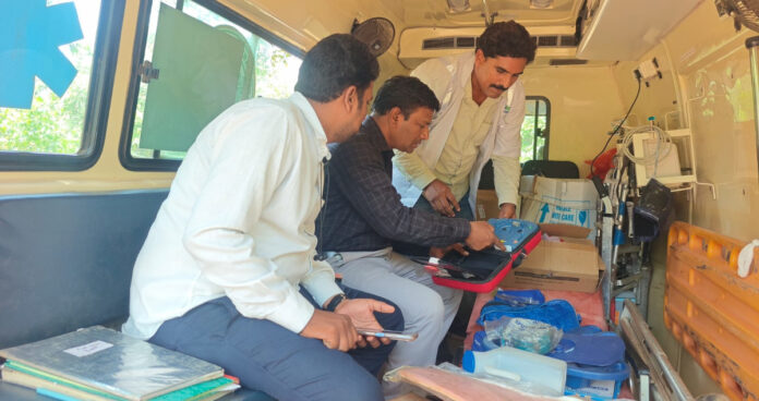 Random inspections of 108 and 102 ambulances