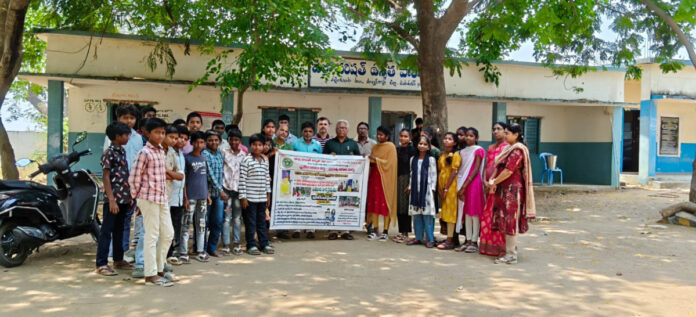 వల్లెంకుంటలో బడిబాట కార్యక్రమం.!