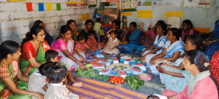 రుద్రారం అంగన్వాడి కేంద్రాల్లో పోషన్ పక్వాడ్.!