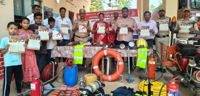 Awareness program during Fire Week celebrations