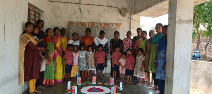 అంగన్వాడి కేంద్రాల్లో పోషన్ పక్వాడ్ కార్యక్రమం