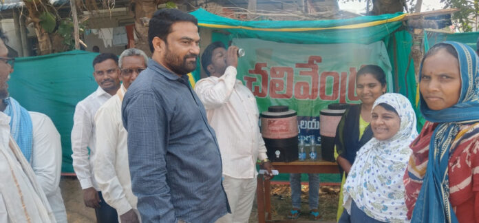 తహశీల్దార్ కార్యాలయంలో చలివేంద్రం ప్రారంభం