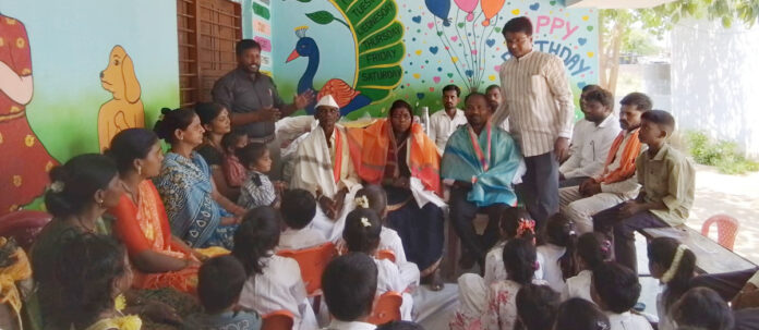 Distribution of sports uniforms to students