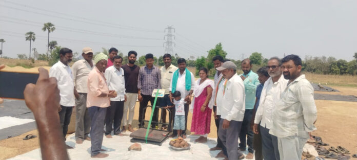 Paddy procurement centers for the development of farmers