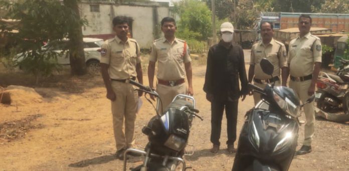 Two-wheeler thief arrested
