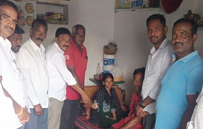 Financial assistance to the family of the sick victim