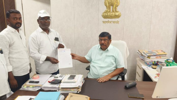 Sand should be dumped in the outskirts of Tadicherla.