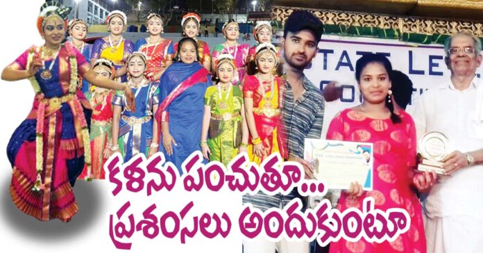 Sharing art and receiving accolades...