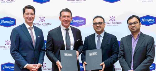 రాయల్ ఆర్కిడ్ హోటల్స్తో హిల్టన్ వ్యూహాత్మక ఒప్పందం..