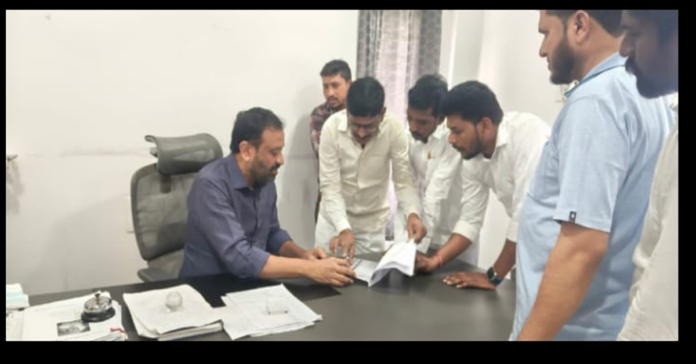 Menur Sarpanch Ashok's request to MLA regarding village hospital