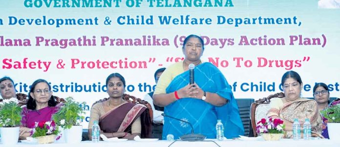 Government Stands by Children Through After-Care Support: State Minister Seethakka