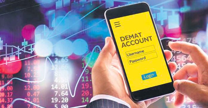 డిమ్యాట్ ఖాతాల్లో 22 శాతం పతనం