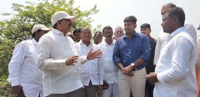 Minister Tummala Nageswara Rao's mandal visit