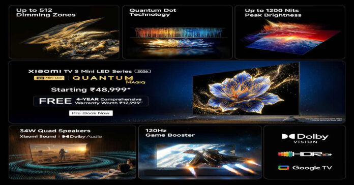 xiaomi: మార్కెట్ లోకి’షావోమి టీవీ ఎస్ మినీ ఎల్ఈడీ’ సిరీస్