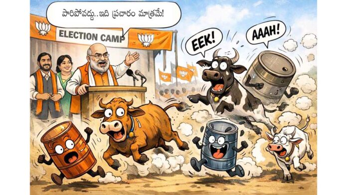 A cow or a buffalo for every household.