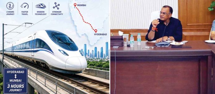 Minister Komatireddy Reviews High-Speed ​​Rail Corridor Hub Centered at Future City