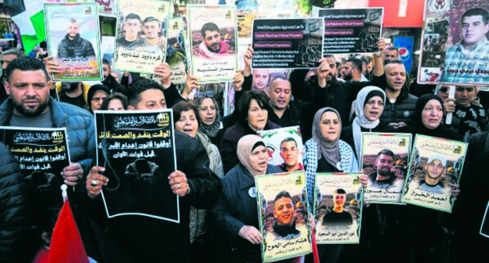 పాలస్తీనా ఖైదీలకు మరణశిక్ష