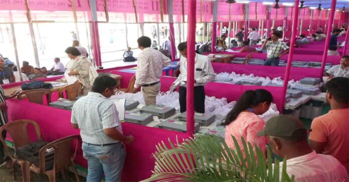 Polling tomorrow... distribution of EVMs