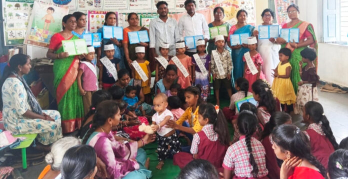 Anganwadi Pre-School Graduation Day organized
