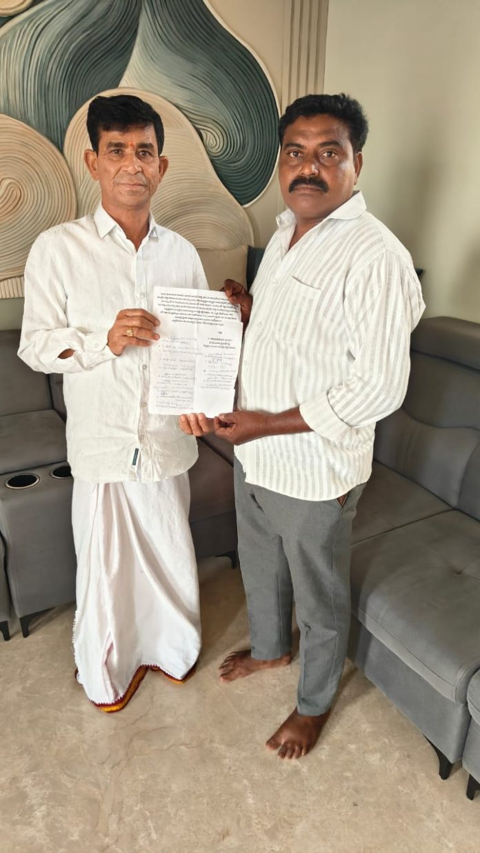మండల కాంగ్రెస్ ఉప సర్పంచుల ఫోరం అధ్యక్షుడిగా కర్కా ఉమశంకర్ ఎన్నిక