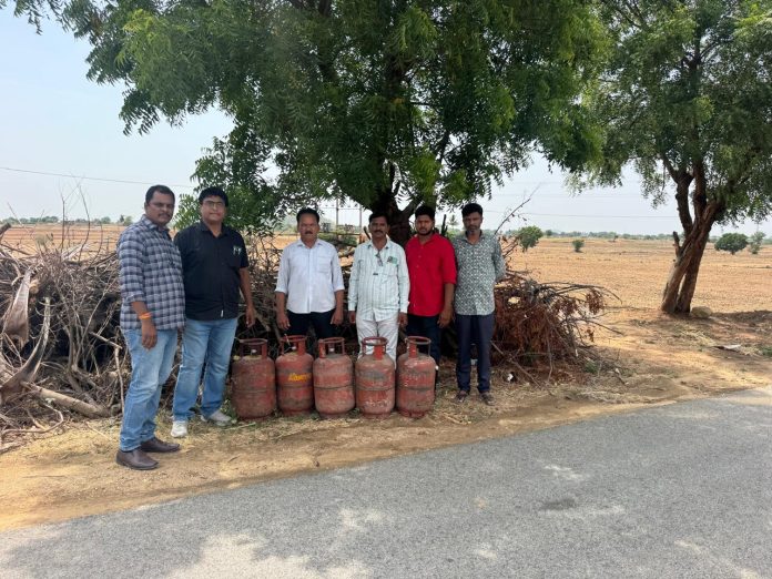అక్రమంగా గ్యాస్ రీఫిల్లింగ్ చేస్తున్న వ్యక్తిపై కేసు నమోదు