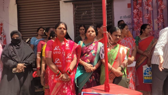 May Day celebrations held on a grand scale under the aegis of the CPI(M) and CITU.