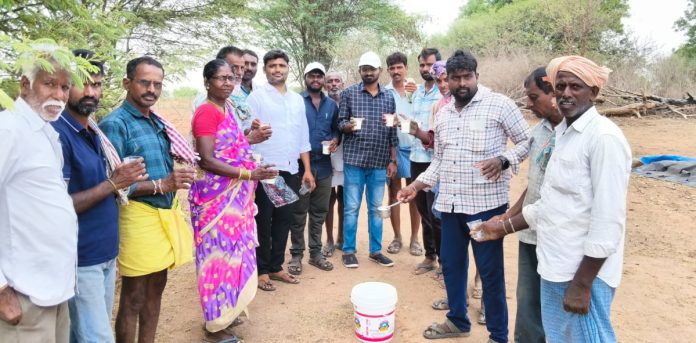 Buttermilk distribution to porter workers