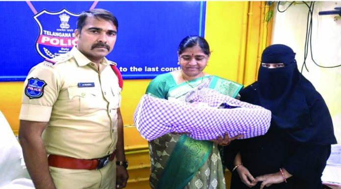 When she came to give birth, they sold the newborn baby.