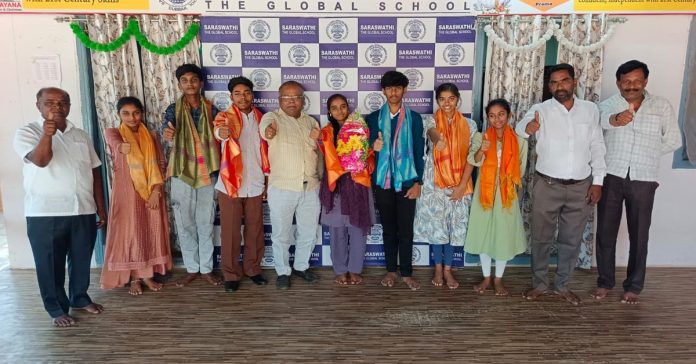 Saraswathi Global School Creates a Sensation in Dubbaka