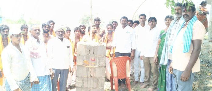Groundbreaking ceremony for Anjaneya Swamy temple