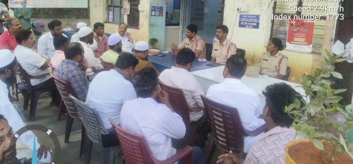 Peace Committee meeting under the auspices of the police