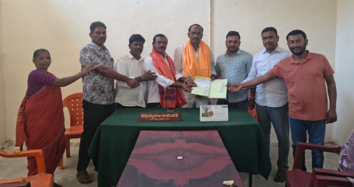 Society Chairman Rajender Reddy takes charge
