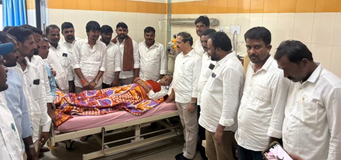 Consultation with MLA's father Bhukya Mangaiah Naik