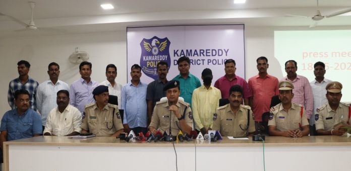 కామారెడ్డిలో భారీ చోరీ కేసు ఛేదన