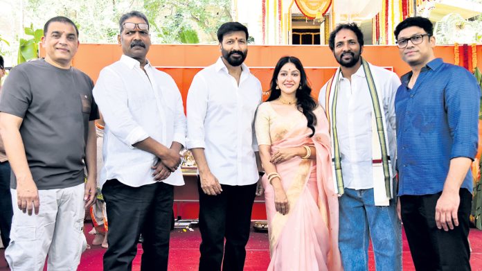 Gopichand's New Movie Begins