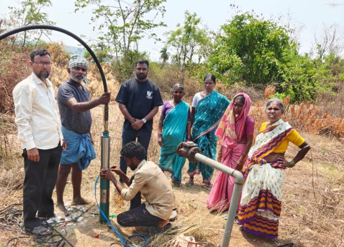 12వ వార్డులో తాగునీటి సమస్య పరిష్కరించిన సర్పంచ్